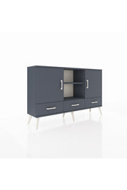 Arges Konsol 6 Raflı 3 Çekmeceli 3 Kapaklı 132x30x83 - S144M023V17A