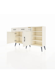 Arges Konsol 5 Raflı 2 Çekmeceli 2 Kapaklı 132x30x83 - S144M024V04A