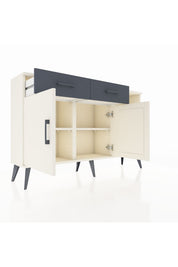 Arges Konsol 5 Raflı 2 Çekmeceli 2 Kapaklı 132x30x83 - S144M024V05A