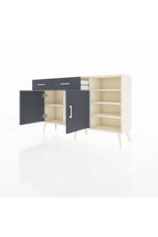 Arges Konsol 5 Raflı 2 Çekmeceli 2 Kapaklı 132x30x83 - S144M024V08A