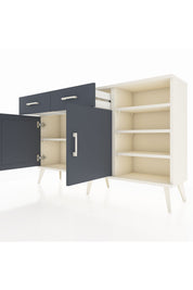 Arges Konsol 5 Raflı 2 Çekmeceli 2 Kapaklı 132x30x83 - S144M024V08A
