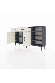 Arges Konsol 5 Raflı 2 Çekmeceli 2 Kapaklı 132x30x83 - S144M024V13A