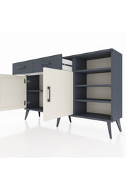 Arges Konsol 5 Raflı 2 Çekmeceli 2 Kapaklı 132x30x83 - S144M024V14A