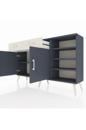 Arges Konsol 5 Raflı 2 Çekmeceli 2 Kapaklı 132x30x83 - S144M024V16A