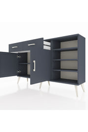 Arges Konsol 5 Raflı 2 Çekmeceli 2 Kapaklı 132x30x83 - S144M024V17A