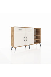 Arges Konsol 5 Raflı 2 Çekmeceli 2 Kapaklı 132x30x83 - S144M024V22A