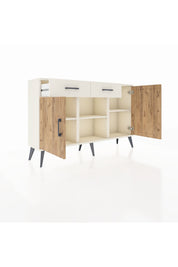 Arges Konsol 3 Raflı 2 Çekmeceli 3 Kapaklı 132x30x83 - S144M025V01A