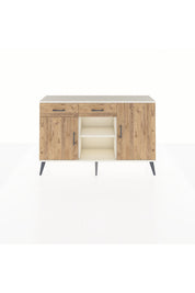 Arges Konsol 3 Raflı 2 Çekmeceli 3 Kapaklı 132x30x83 - S144M025V03A