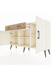 Arges Konsol 3 Raflı 2 Çekmeceli 3 Kapaklı 132x30x83 - S144M025V06A