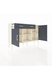 Arges Konsol 3 Raflı 2 Çekmeceli 3 Kapaklı 132x30x83 - S144M025V08A