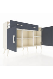 Arges Konsol 3 Raflı 2 Çekmeceli 3 Kapaklı 132x30x83 - S144M025V08A