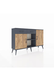 Arges Konsol 3 Raflı 2 Çekmeceli 3 Kapaklı 132x30x83 - S144M025V11A