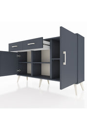 Arges Konsol 3 Raflı 2 Çekmeceli 3 Kapaklı 132x30x83 - S144M025V17A
