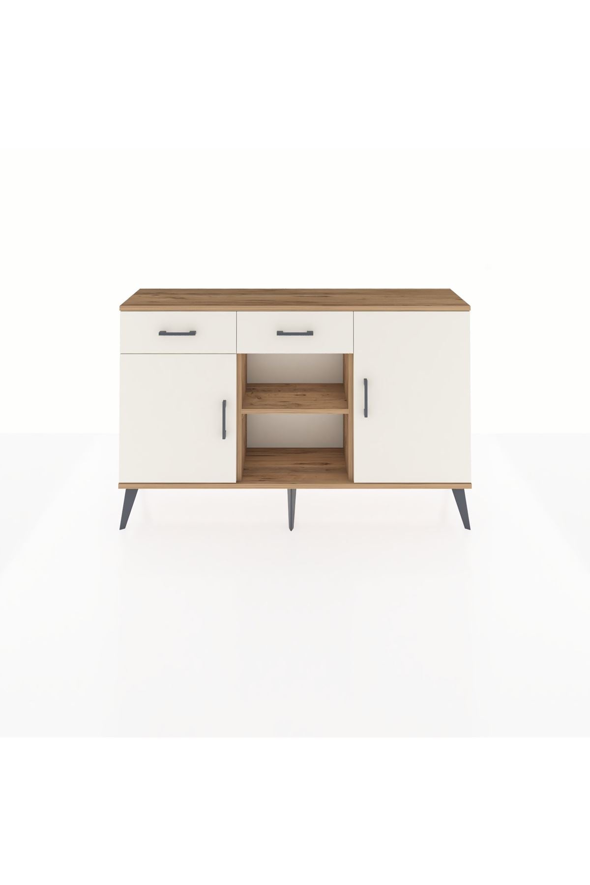 Arges Konsol 3 Raflı 2 Çekmeceli 3 Kapaklı 132x30x83 - S144M025V22A