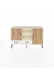 Arges Konsol 5 Raflı 2 Çekmeceli 3 Kapaklı 132x30x83 - S144M026V01A
