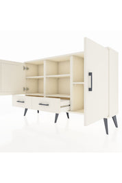 Arges Konsol 5 Raflı 2 Çekmeceli 3 Kapaklı 132x30x83 - S144M026V04A