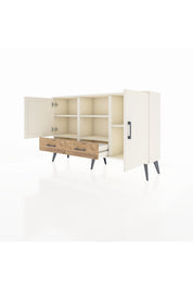 Arges Konsol 5 Raflı 2 Çekmeceli 3 Kapaklı 132x30x83 - S144M026V06A