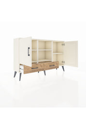 Arges Konsol 5 Raflı 2 Çekmeceli 3 Kapaklı 132x30x83 - S144M026V06A