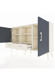 Arges Konsol 5 Raflı 2 Çekmeceli 3 Kapaklı 132x30x83 - S144M026V07A