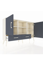 Arges Konsol 5 Raflı 2 Çekmeceli 3 Kapaklı 132x30x83 - S144M026V08A