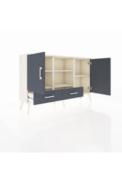 Arges Konsol 5 Raflı 2 Çekmeceli 3 Kapaklı 132x30x83 - S144M026V08A