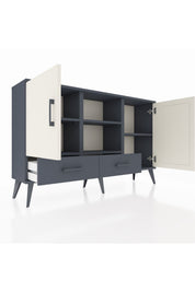 Arges Konsol 5 Raflı 2 Çekmeceli 3 Kapaklı 132x30x83 - S144M026V14A
