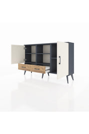 Arges Konsol 5 Raflı 2 Çekmeceli 3 Kapaklı 132x30x83 - S144M026V15A