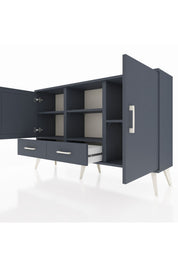 Arges Konsol 5 Raflı 2 Çekmeceli 3 Kapaklı 132x30x83 - S144M026V17A