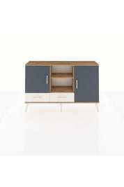 Arges Konsol 5 Raflı 2 Çekmeceli 3 Kapaklı 132x30x83 - S144M026V25A