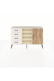 Arges Konsol 4 Raflı 4 Çekmeceli Tek Kapaklı 132x30x83 - S144M027V01A
