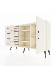 Arges Konsol 4 Raflı 4 Çekmeceli Tek Kapaklı 132x30x83 - S144M027V04A