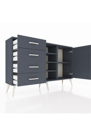 Arges Konsol 4 Raflı 4 Çekmeceli Tek Kapaklı 132x30x83 - S144M027V17A