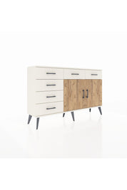 Arges Konsol 2 Raflı 6 Çekmeceli 2 Kapaklı 132x30x83 - S144M028V01A