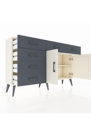 Arges Konsol 2 Raflı 6 Çekmeceli 2 Kapaklı 132x30x83 - S144M028V05A