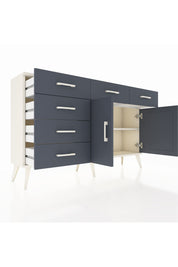 Arges Konsol 2 Raflı 6 Çekmeceli 2 Kapaklı 132x30x83 - S144M028V08A