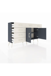 Arges Konsol 2 Raflı 6 Çekmeceli 2 Kapaklı 132x30x83 - S144M028V16A