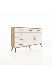 Arges Konsol 2 Raflı 6 Çekmeceli 2 Kapaklı 132x30x83 - S144M028V22A