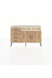 Arges Konsol 4 Raflı 4 Çekmeceli 2 Kapaklı 132x30x83 - S144M029V03A