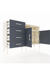 Arges Konsol 4 Raflı 4 Çekmeceli 2 Kapaklı 132x30x83 - S144M029V08A