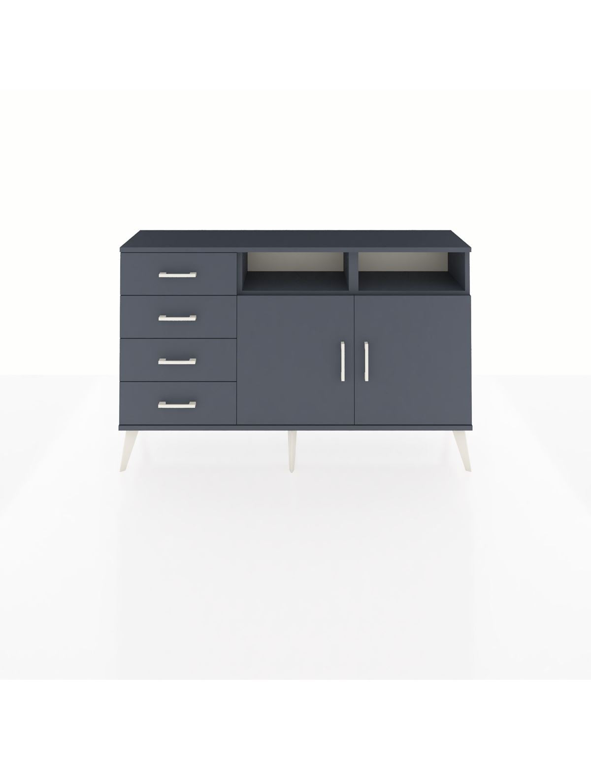 Arges Konsol 4 Raflı 4 Çekmeceli 2 Kapaklı 132x30x83 - S144M029V17A
