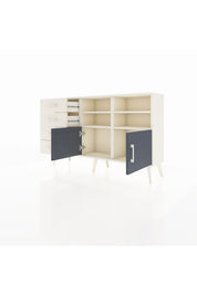 Arges Konsol 4 Raflı 4 Çekmeceli 2 Kapaklı 132x30x83 - S144M030V07A