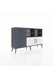 Arges Konsol 4 Raflı 4 Çekmeceli 2 Kapaklı 132x30x83 - S144M030V14A