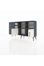 Arges Konsol 4 Raflı 4 Çekmeceli 2 Kapaklı 132x30x83 - S144M030V14A