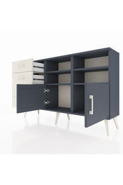 Arges Konsol 4 Raflı 4 Çekmeceli 2 Kapaklı 132x30x83 - S144M030V16A