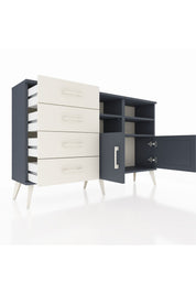Arges Konsol 4 Raflı 4 Çekmeceli 2 Kapaklı 132x30x83 - S144M030V16A