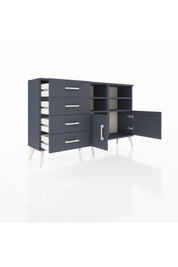 Arges Konsol 4 Raflı 4 Çekmeceli 2 Kapaklı 132x30x83 - S144M030V17A