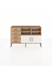 Arges Konsol 4 Raflı 4 Çekmeceli 2 Kapaklı 132x30x83 - S144M030V24A