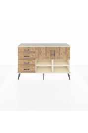 Arges Konsol 4 Raflı 4 Çekmeceli 2 Kapaklı 132x30x83 - S144M031V03A