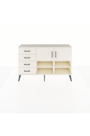 Arges Konsol 4 Raflı 4 Çekmeceli 2 Kapaklı 132x30x83 - S144M031V04A