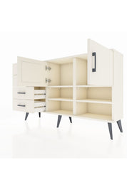 Arges Konsol 4 Raflı 4 Çekmeceli 2 Kapaklı 132x30x83 - S144M031V04A